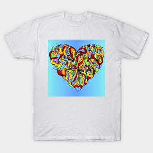 Love Hearts 264 (Style:4) T-Shirt